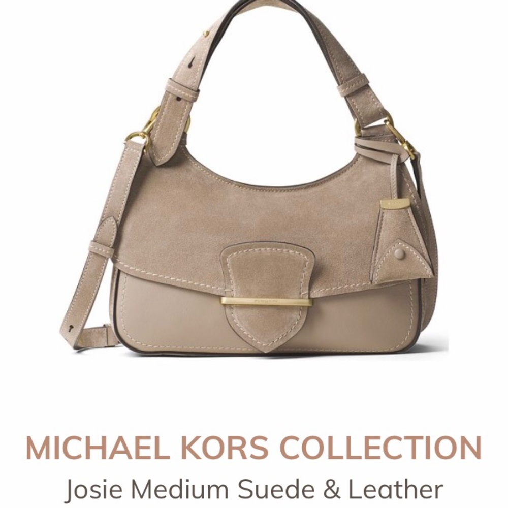 Never used! Brand new!! Suede and Leather Handbag